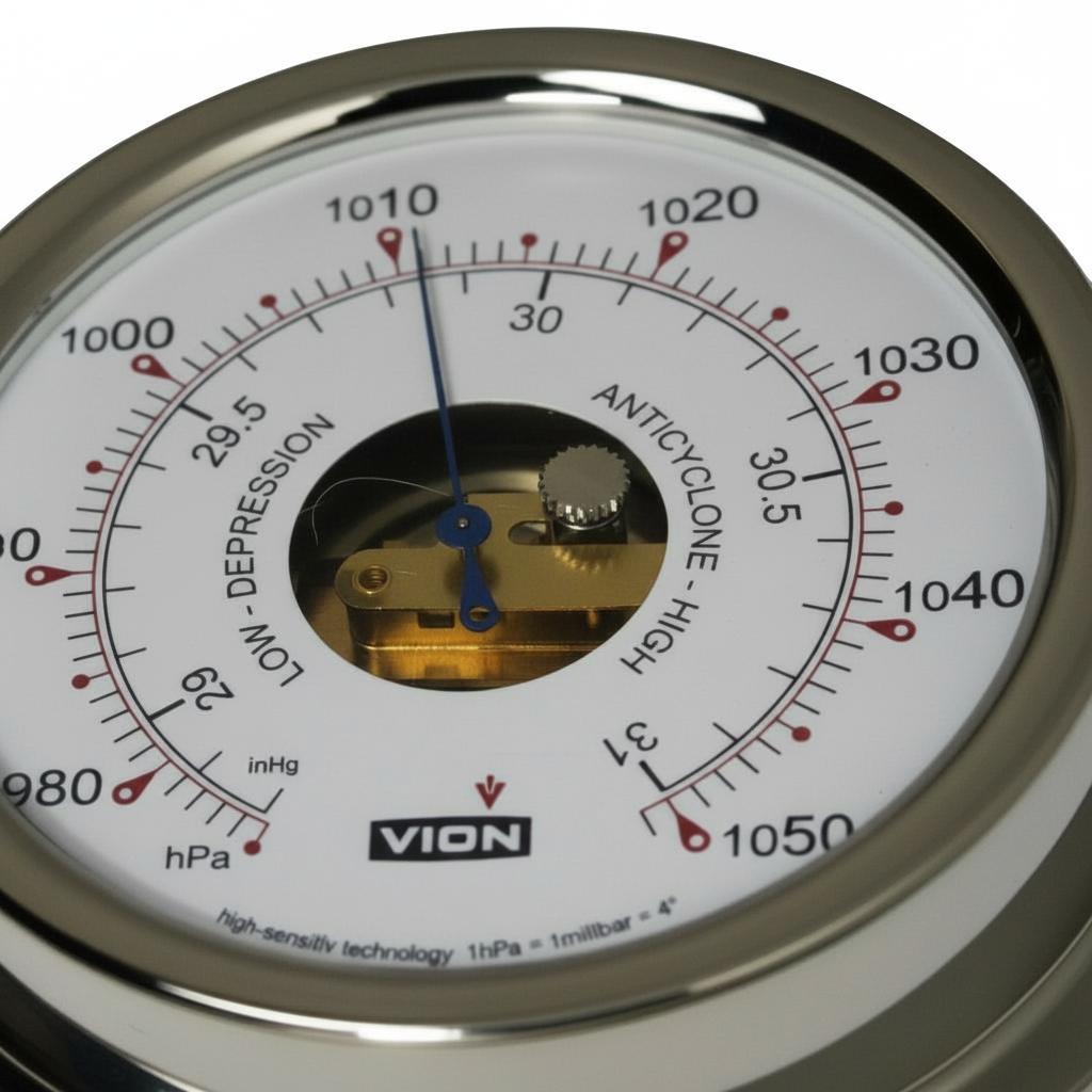 Vion_A100B_Barometer_open_dail close up