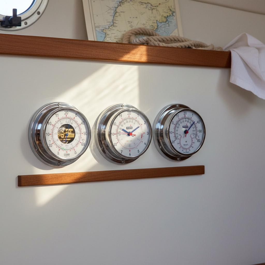 Vion set on the wall in a boat
