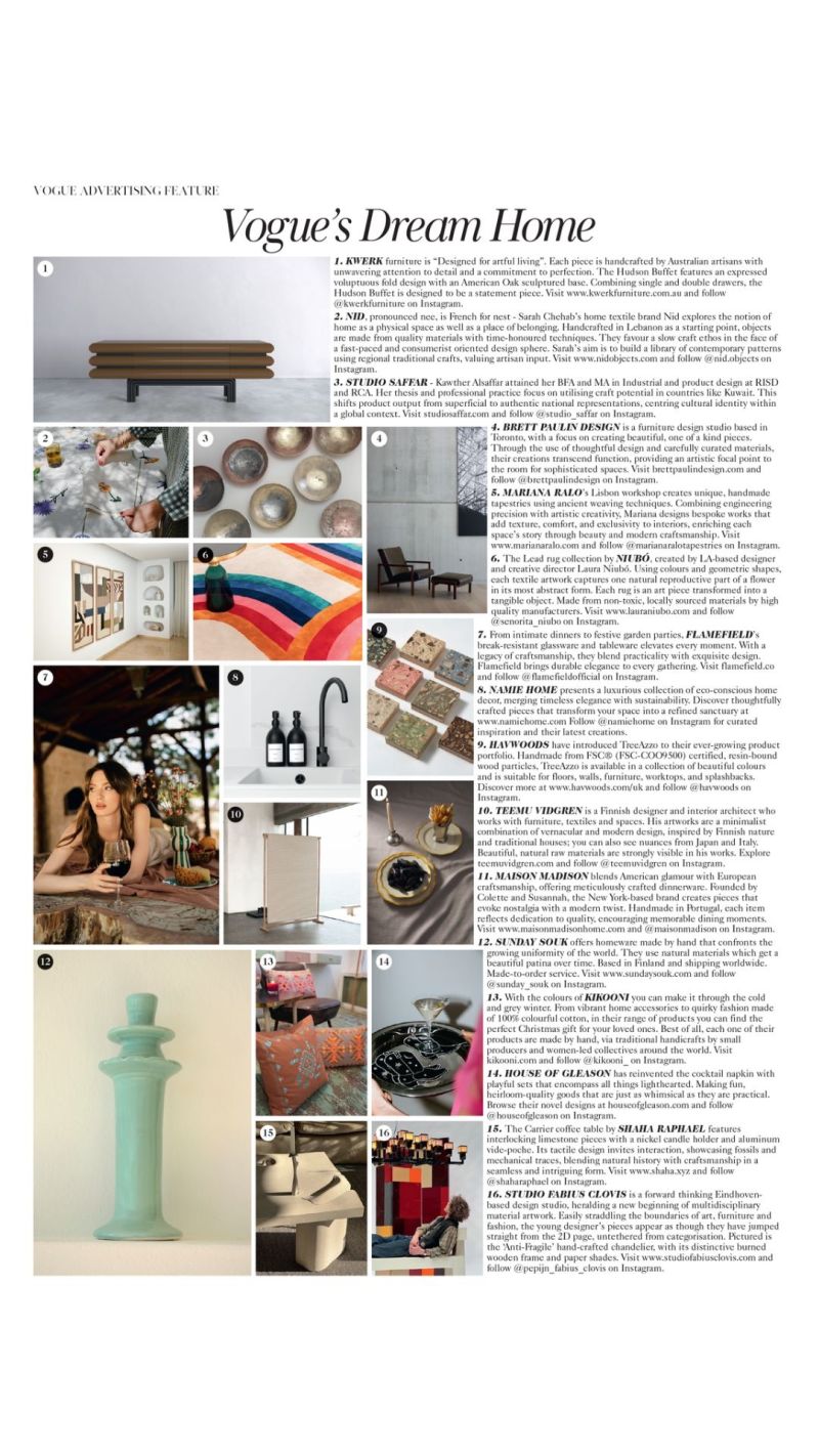 Vogue's Dream Home - Flamefield testimonial