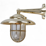 Wandlamp Fissiaggio – nautische lantaarn van Foresti en Suardi, kleur messing