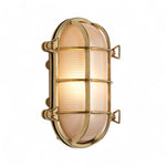 waterdichte buitenlamp-Foresti-Suardi-Light-messing 26,2 cm