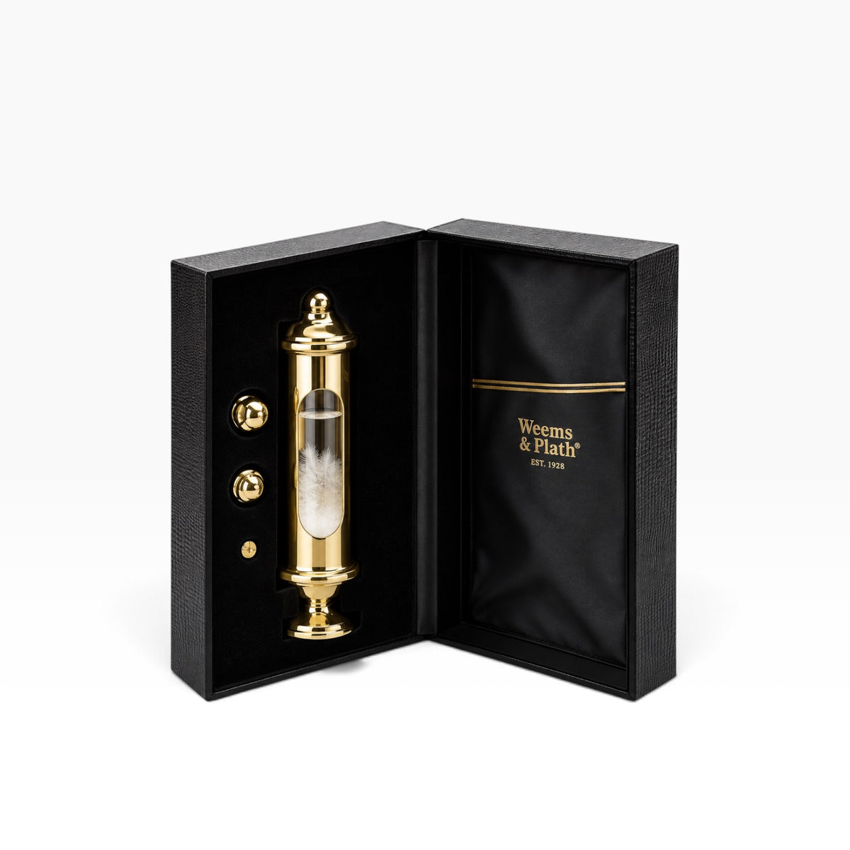 Weems_Plath_200_Brass_Stormglass_in_Black_Gift_Box_packed