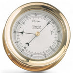 Weems & Plath Admiral barometer 191 x 67 mm - massief messing met handgepolijste laklaag