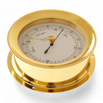 Weems & Plath Admiral barometer 191 x 67 mm - massief messing met handgepolijste laklaag zijkant