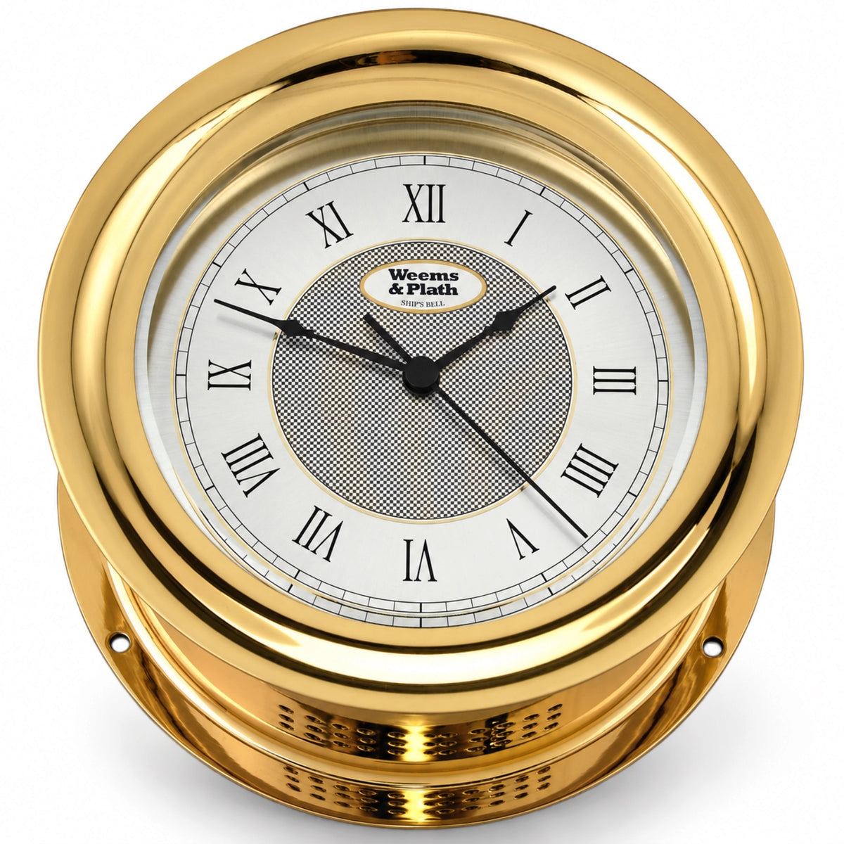Weems & Plath Anniversary scheepsklok 178 mm – messing, Romeinse cijfers