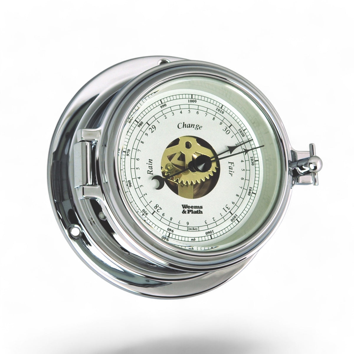 Weems & Plath Endurance II 105 barometer 121 mm chroom