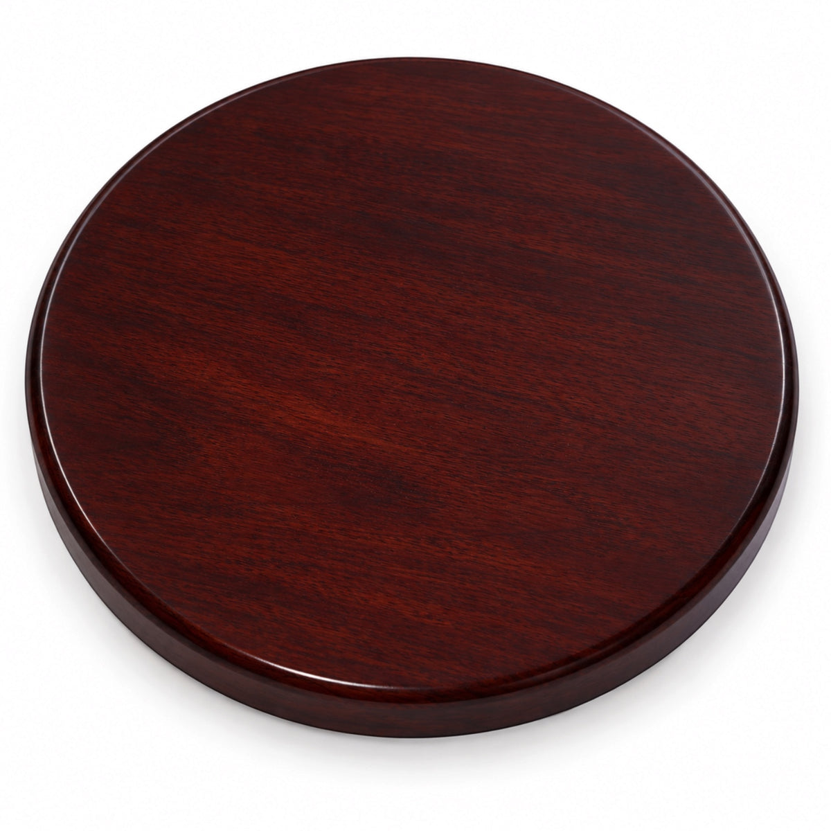 Weems & Plath Ronde montageplaat met mahonieafwerking 178 mm