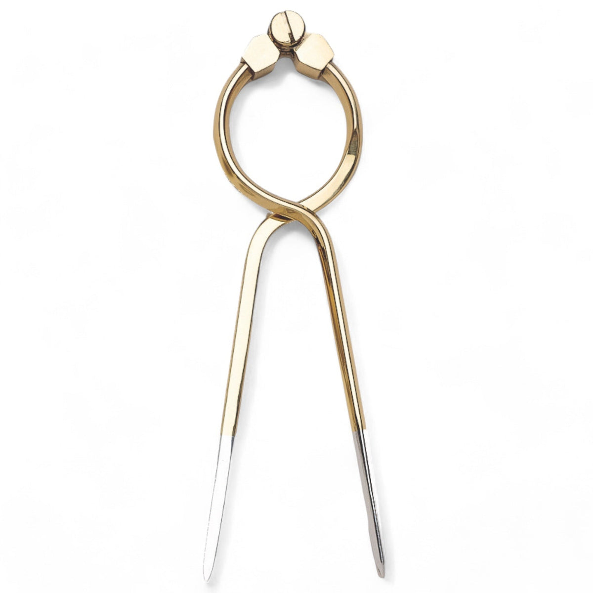 Weems & Plath eenhandige navigatiepasser 8 inch – messing en rvs