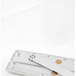 Weems_plath_12_inch_brushed_aluminium_arms_parallel_rule_140_close_up_top_left
