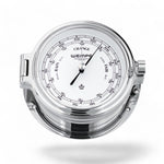 Wempe Cup II chroom barometer 140 x 47 mm - massief rvs, nauwkeurig, duurzaam