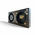 Wempe Navigator II combinatie-instrument - klok, weerstation, zwart aluminium, rechthoekig achterkant