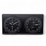 Wempe_Navigator_II_combinatie-instrument_-_klok_weerstation_zwart_aluminium_rechthoekig vooraanzicht