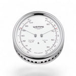 Wempe Pilot comfortmeter met witte wijzerplaat 100 x 35 mm -  gepolijst roestvrij staal, LumiNova-indexen