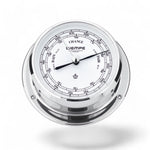 Wempe Skiff barometer 110 x 42 mm - chroom, mechanisch, compacte weersvoorspeller