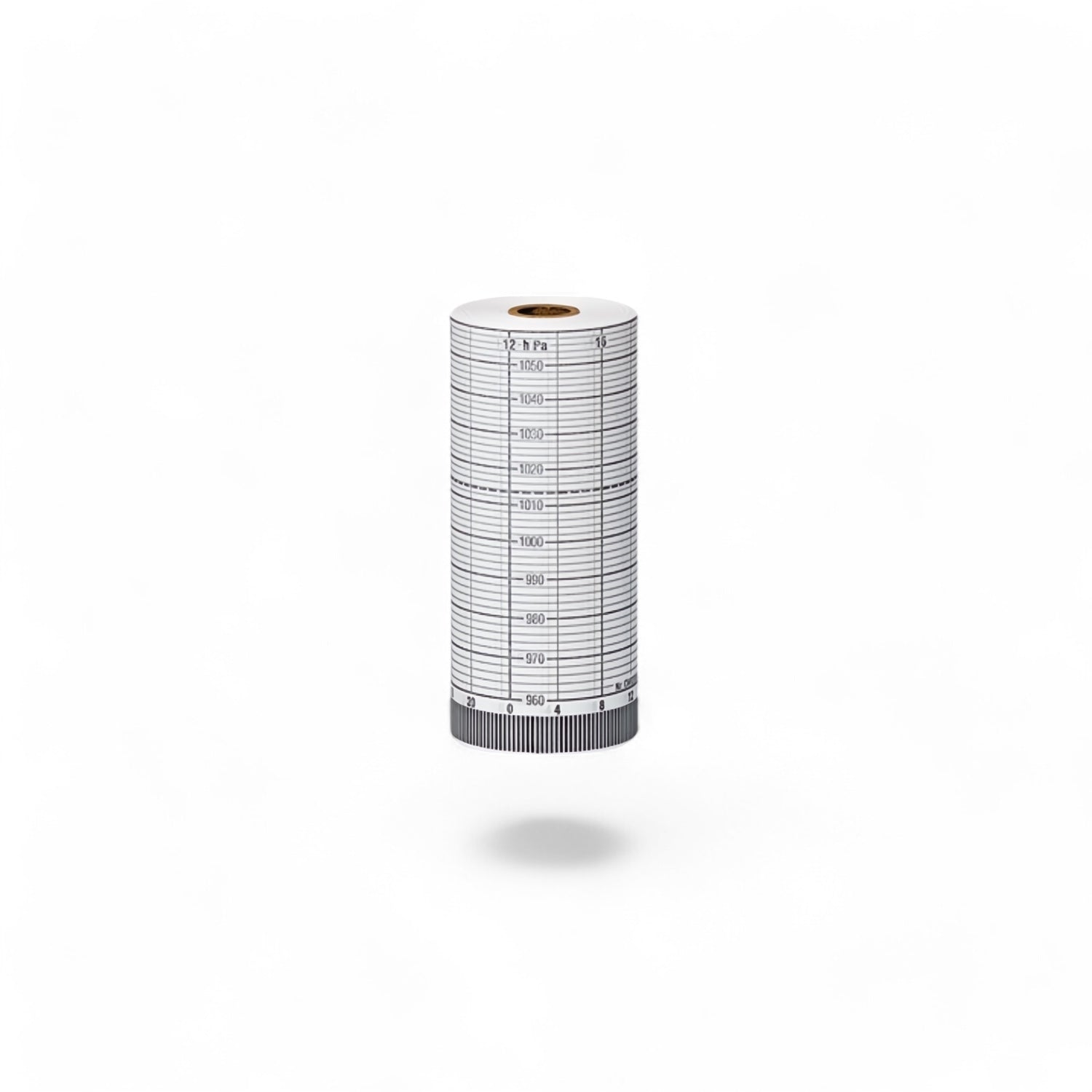 Wempe diagram rol hPa voor Marine barograaf - 365 dagen