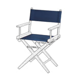 arc marine canvas bekleding voor regisseursstoel I kleur navy