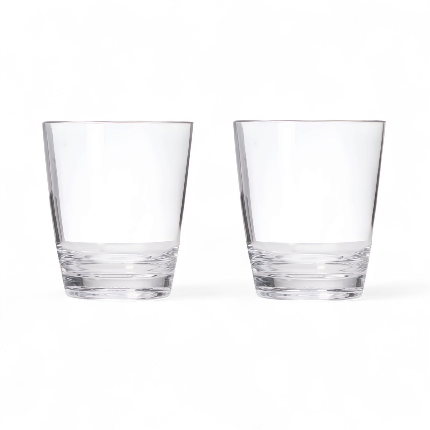 Flamefield Unbreakable Short Tumbler Glasses – Set of 2