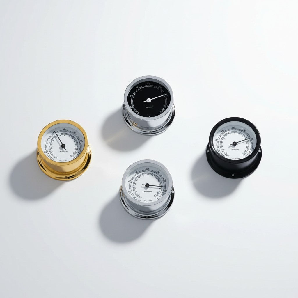 Autonautic Instrumental barometer 72x39mm - 4 variants, aneroid, nautical, compact