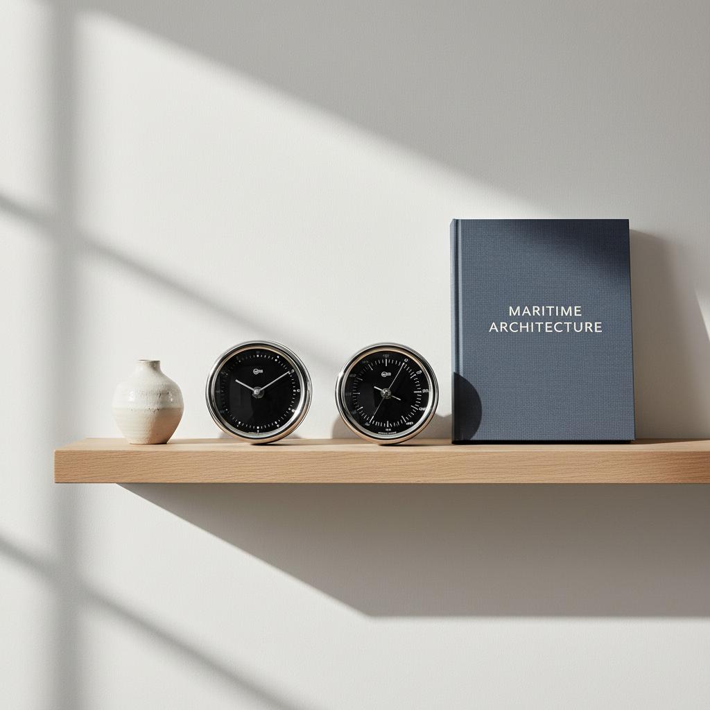 set Orion in zwart en gedecoreerd in een modern huis
